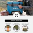 Igloo BMX Hard Coolers 25QT, Green and Orange