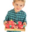 Tender Leaf Toys - Tea Tray Set - Wooden Pretend Food Play Toy with Tea Bags, Snacks, Teapot and Treats for Afternoon Tea Party - Age 3+