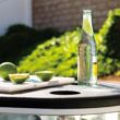 Permasteel 120-Qt Rolling Ice Chest, Portable Patio Party Bar Drink Cooler Cart with Wheels