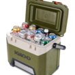 Igloo BMX Hard Coolers 25QT, Green and Orange