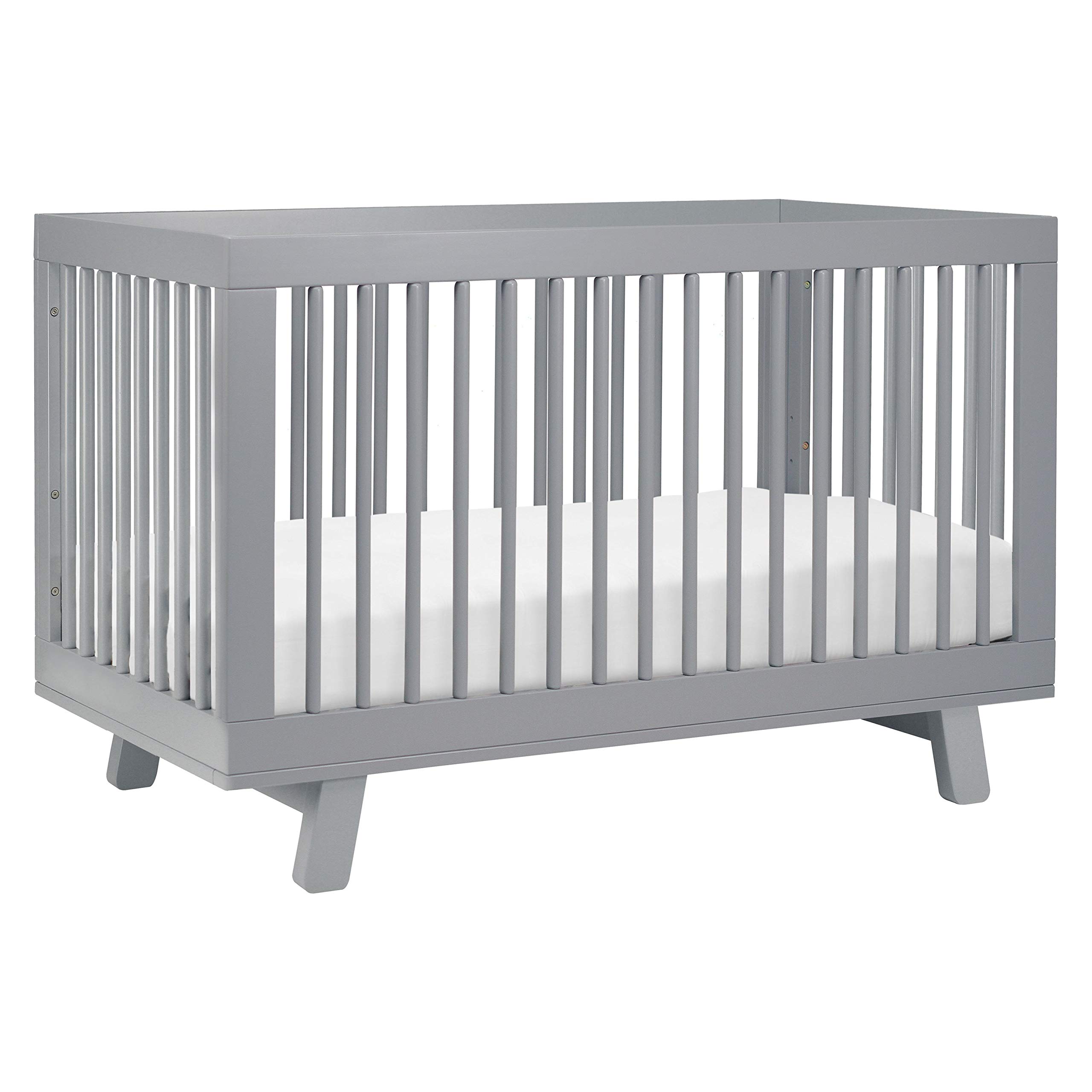 Babyletto Hudson 3-in-1 Convertible Baby Crib - Wooden Baby Bed with 4 Adjustable Mattress Heights - Strong & - Grey Babyletto Hudson 3-in-1 Convertible Baby Crib - Wooden Baby Bed with 4 Adjustable Mattress Heights - Strong - Grey