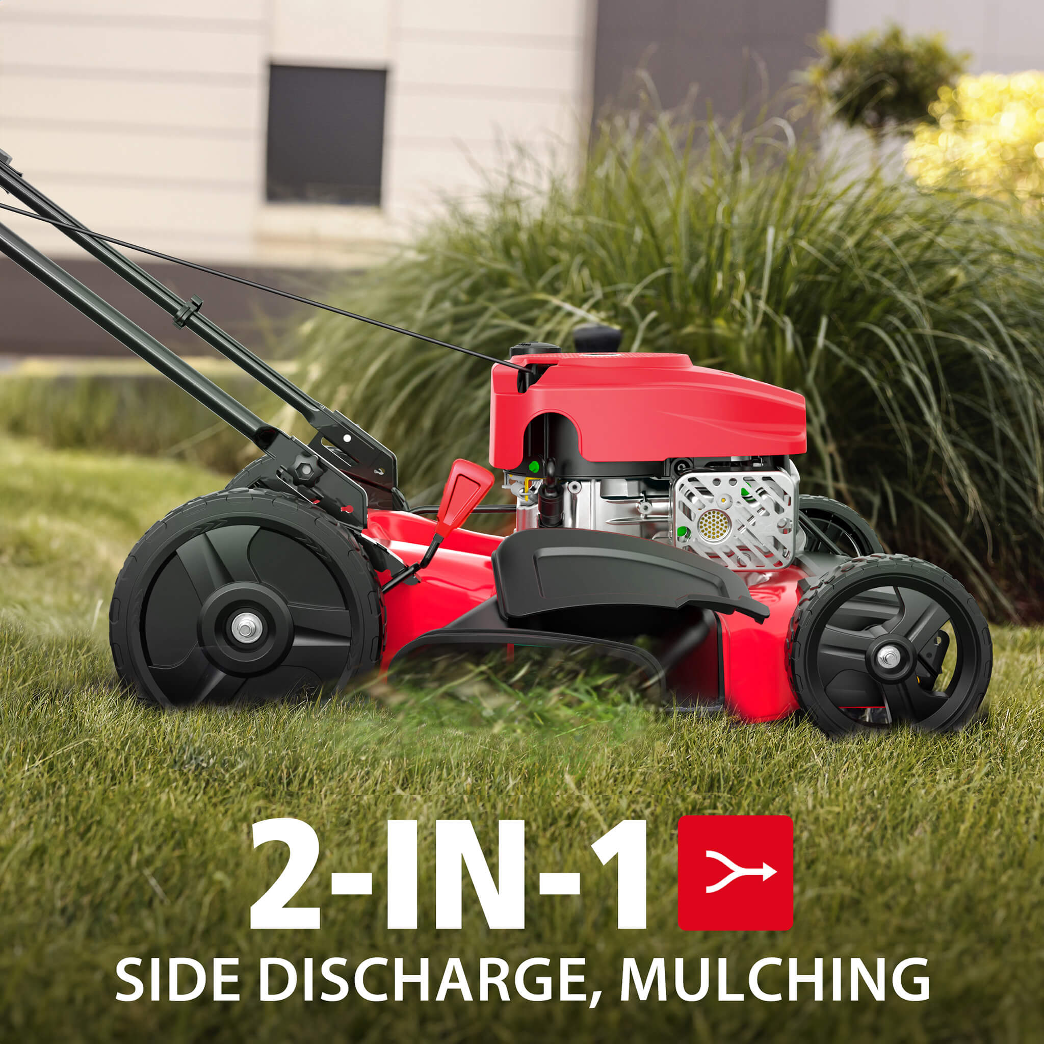 Powersmart 21'' 144cc Gas Push 2-in-1 Lawn Mower V8721C Powersmart 21'' 144cc Gas Push 2-in-1 Lawn Mower V8721C - Image 7