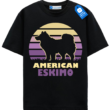 American Eskimo Dog Shirt, Retro Sunset Dog Lover Tee