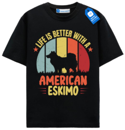 American Eskimo Dog Shirt, Vintage American Eskimo Tee, Cute Dog Lover Gift T Shirt