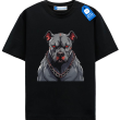 Angry Bully Dog T Shirt, Red Eyes Pitbull Tee, Dog Lover T Shirt