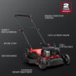 Powersmart 21" 125cc Gas Push 2-1 Lawn Mower w/ Briggs & Stratton 300E Engine B8721C Powersmart 21" 125cc Gas Push 2-1 Lawn Mower w/ Briggs & Stratton 300E Engine B8721C