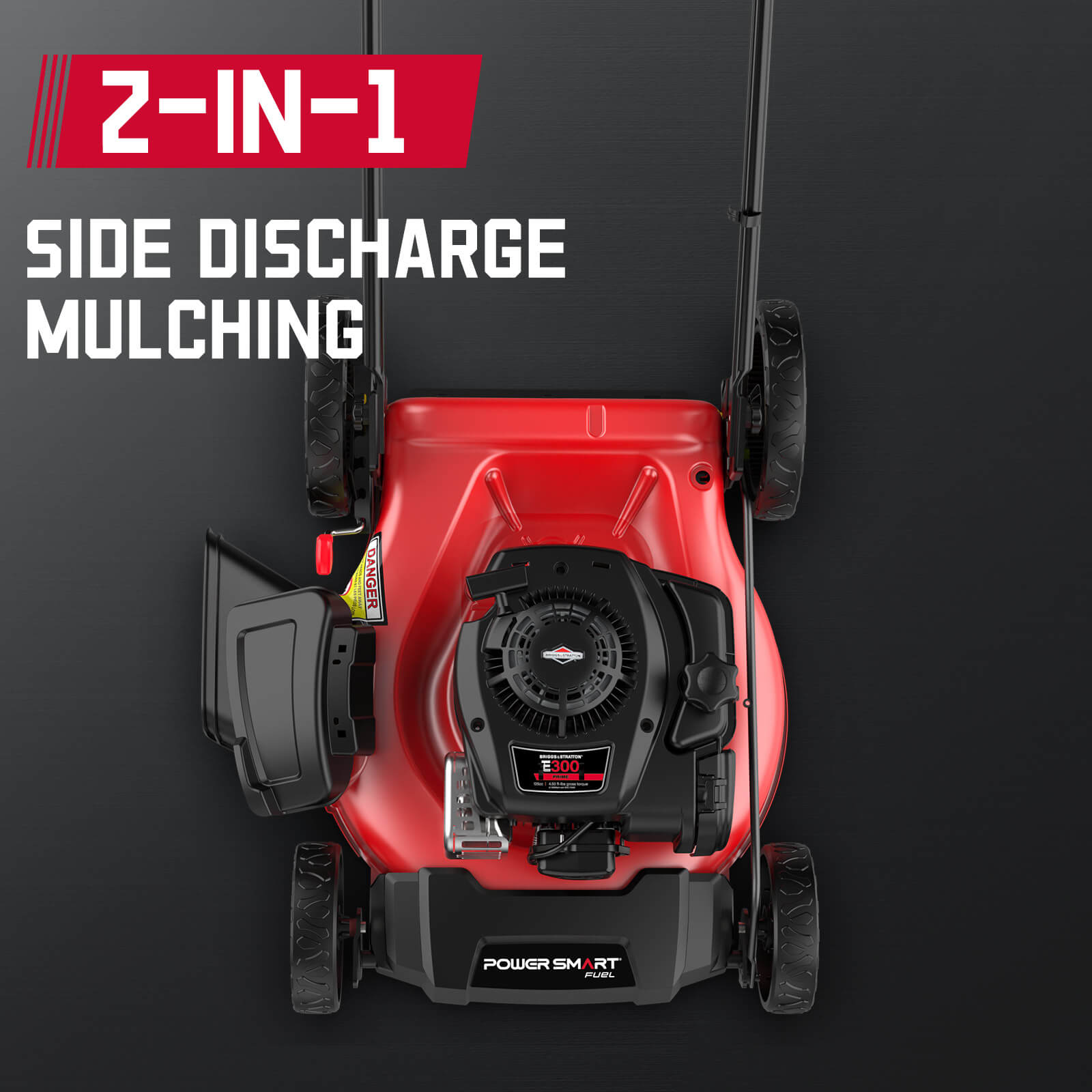 Powersmart 21" 125cc Gas Push 2-1 Lawn Mower w/ Briggs & Stratton 300E Engine B8721C Powersmart 21" 125cc Gas Push 2-1 Lawn Mower w/ Briggs & Stratton 300E Engine B8721C - Image 7