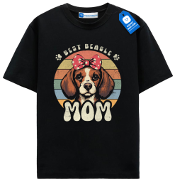 Best Beagle Mom T Shirt, Dog Mom Shirt, Retro Dog Shirt For Dog Lover