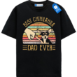 Best Chihuahua Dad Shirt, Retro Fist Bump Dog Lover Tee