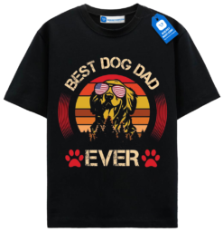Best Dog Dad Ever T Shirt, Retro Dog Dad Shirt, Funny Dog Lover Gift