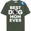 Best Dog Mom Ever Shirt, Funny Bulldog Ripped Design Gift For Women