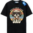 Best Shih Tzu Dad T Shirt, Retro Dog Lover Gift, Retro Dog Lover Shirt