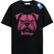 Bulldog Face T Shirt, Fierce Pink Dog Lover Tee