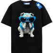 Bulldog Shirt With Sunglasses