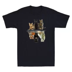 Cats Reflection Tiger T Shirt, Cute Cat Lovers Shirt