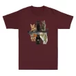 Cats Reflection Tiger T Shirt, Cute Cat Lovers Shirt