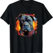Colorful Rottweiler Dog Shirt, Abstract Rottweiler Dog Art Tee For Dog Lovers