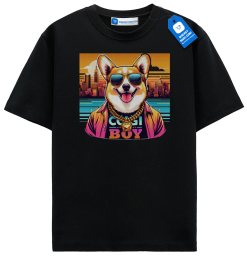 Cool Boy Corgi Shirt, Gangsta Dog Shirt, Funny Dog Tee