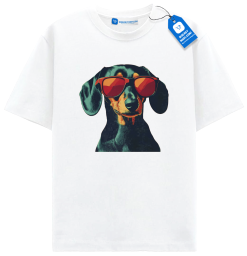 Cool Dachshund T Shirt, Retro Dog Shirt, Dog Lover Gift Tee
