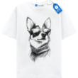Cool Dog Sketch Shirt, Cool Dog Shirt, Hand Drawn Dog Tee
