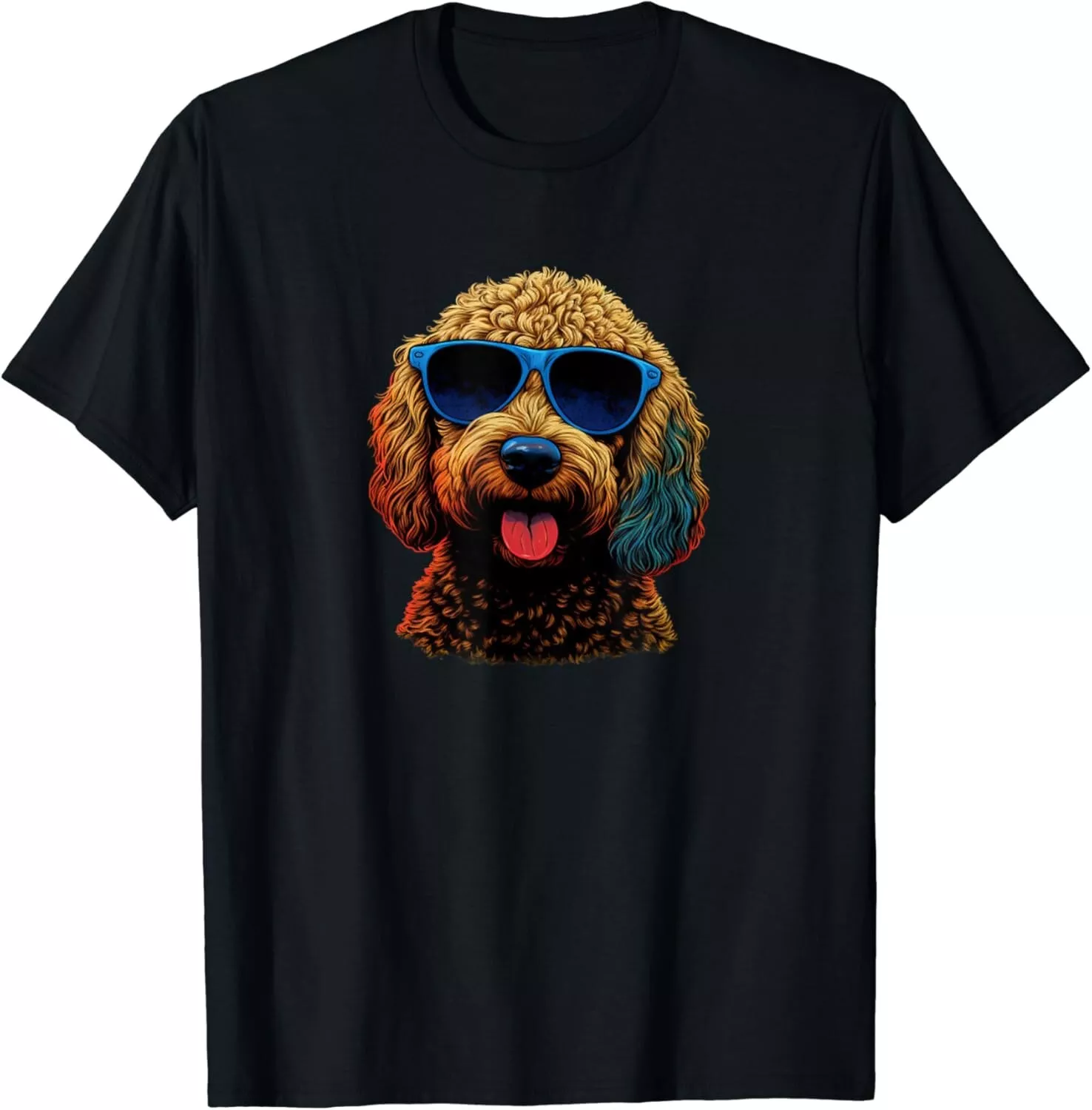 Cool Doodle Dog Shirt, Funny Colorful Labradoodle T Shirt Cool Doodle Dog Shirt, Funny Colorful Labradoodle T Shirt