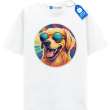 Cool Golden Retriever T Shirt, Retro Dog Lover Shirt