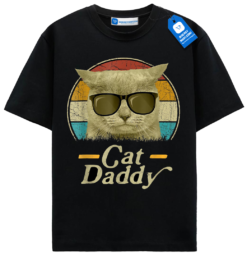 Cool Retro Sunglasses Cat Tee, Cat Daddy Shirt, Retro Cat Tee