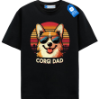 Corgi Dad T Shirt, Funny Retro Dog Shirt, Cool Dog Dad Tee