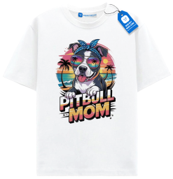 Cute Pitbull Mom Shirt, Cute Dog Shirt, Beach Dog Shirt