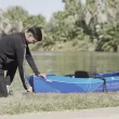 Oru Lake Folding Kayak, Blue