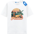 Dachshund Beach Paradise T Shirt, Summer Dog Lover Gift, Beach Dog Tee