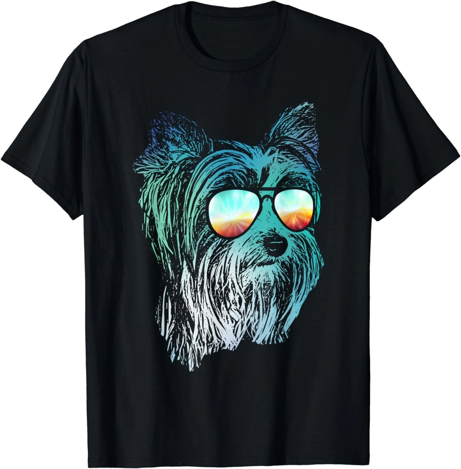 Disco Groovy Biewer Terrier T Shirt, Retro Tie Dye Dog Lover Tee Disco Groovy Biewer Terrier T Shirt, Retro Tie Dye Dog Lover Tee