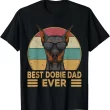 Doberman Dad Shirt, Retro Doberman Dog Lover Gift