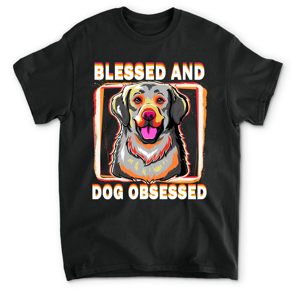 Dog Obsessed Unisex T Shirt, Dog Lover Shirt Dog Obsessed Unisex T Shirt, Dog Lover Shirt - Image 4
