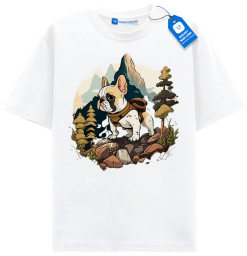 French Bulldog Hiking Shirt, Cute Dog T Shirt