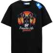 Frenchie Life Forever T Shirt, Tropical Dog Shirt, Dog Lover Tee
