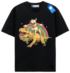 Funny Bull Terrier Shirt, Rainbow Dog T Shirt