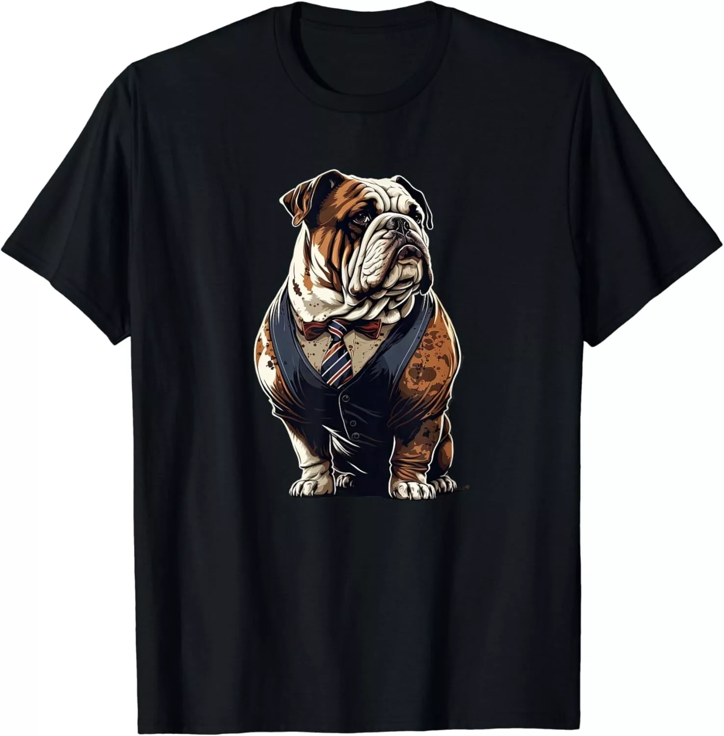 Bulldog Gentleman T-Shirt, Funny Dog Dad Gift Bulldog Gentleman T-Shirt, Funny Dog Dad Gift