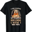 Funny Bulldog T Shirt, Cute Dog Lover Tee