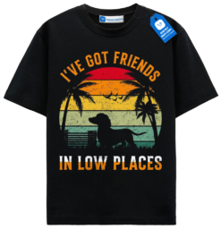 Funny Dachshund Shirt, Low Places Dog Shirt, Retro Dog Shirt