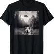 Funny Dog T Shirt For Dog Lovers, Surprised Dog Under Ufo T Shirt