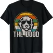 Funny Doodle Dog Shirt, The Dood Retro Vintage Sunglasses Tee