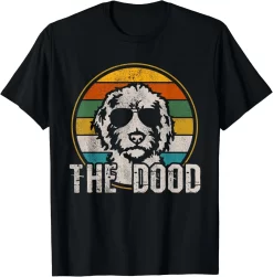 Funny Doodle Dog Shirt, The Dood Retro Vintage Sunglasses Tee