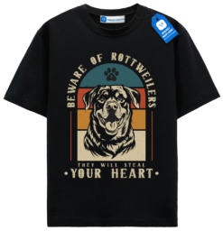 Funny Rottie T Shirt, Rottweiler Gift For Dog Lovers, Retro Dog Lover T Shirt