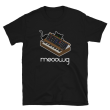 Meoowg Cat Synth T-Shirt, Moog Cat T-shirt, Cat Lover Music Shirt