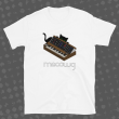 Meoowg Cat Synth T-Shirt, Moog Cat T-shirt, Cat Lover Music Shirt