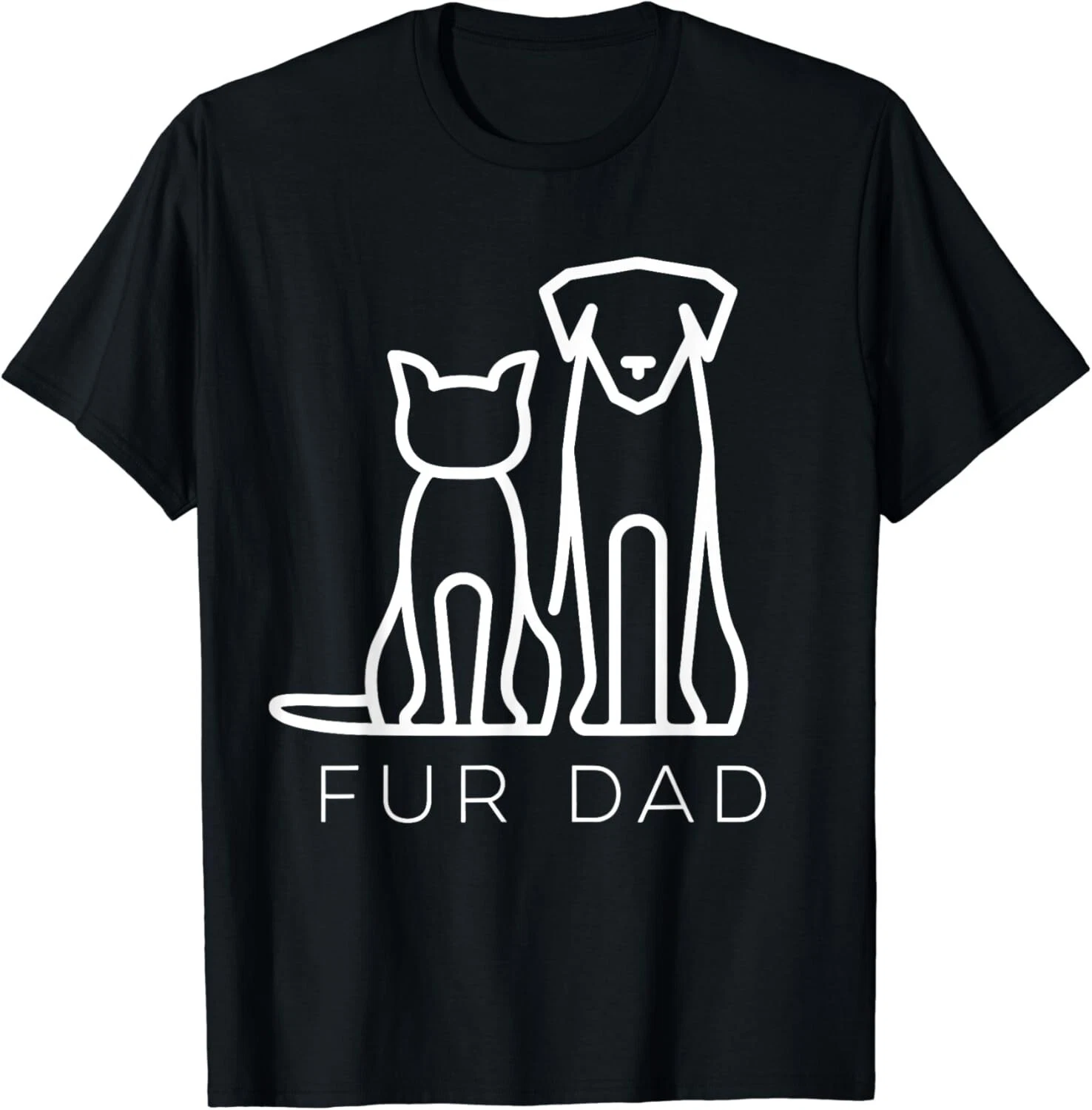 Fur Dad Pet Lover T Shirt, Cat And Dog Dad Gift Fur Dad Pet Lover T Shirt, Cat And Dog Dad Gift
