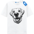 Golden Retriever Shirt, Funny Dog Face Tee, Happy Dog Face T Shirt For Dog Lovers
