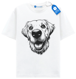 Golden Retriever Shirt, Funny Dog Face Tee, Happy Dog Face T Shirt For Dog Lovers