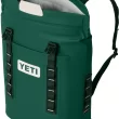 YETI Hopper M12 Series Backpack Soft Sided Coolers with MagShield Access, Black Forest Green